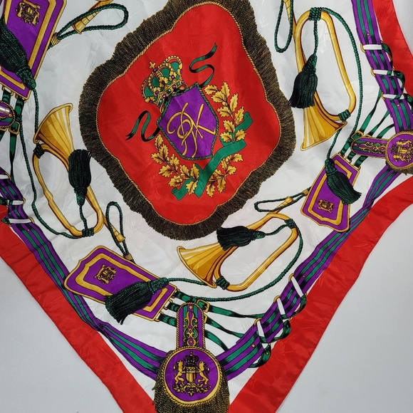 Silk Mardi Gras Scarf - Picture 1 of 13
